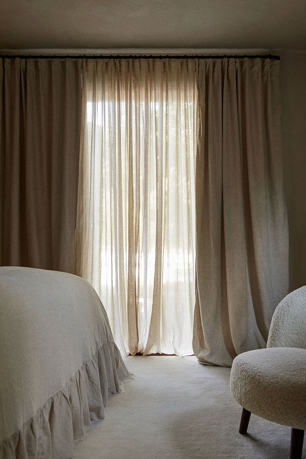Pack de 2 cortinas opacas en mezcla de lyocell