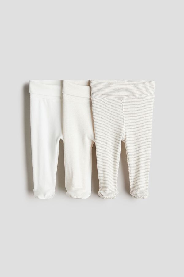 Pack de 3 pantalones con cintura plegable