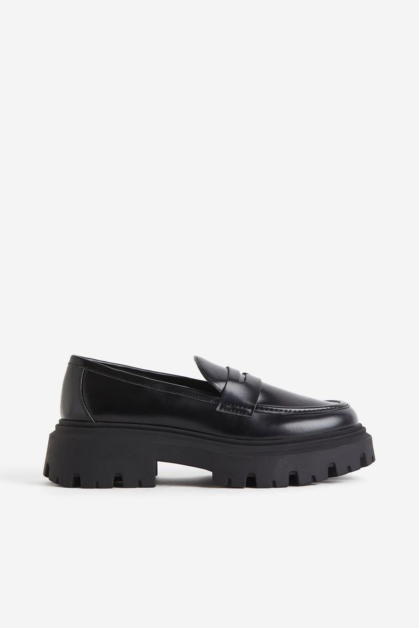 Mocasines con suela gruesa