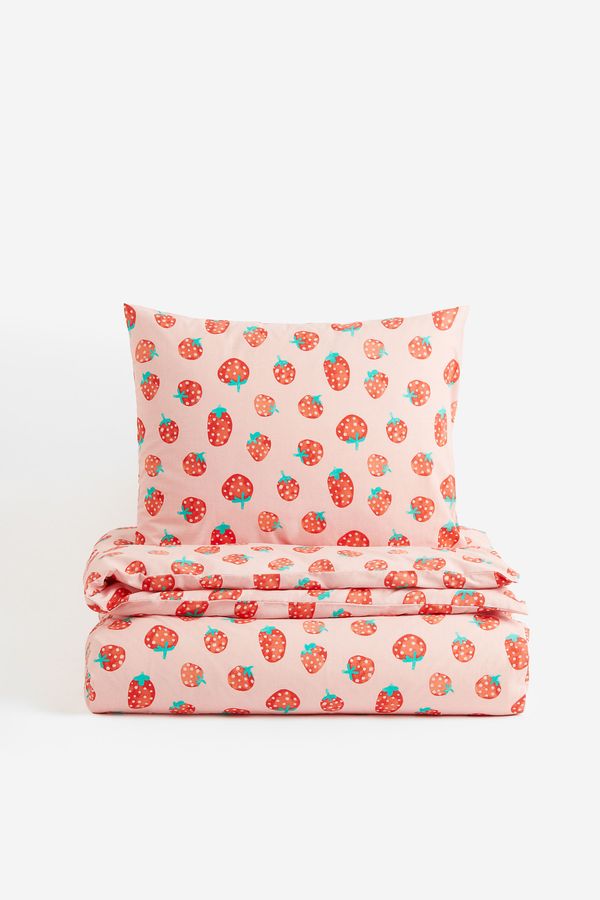 Conjunto de cubreduvet de una plaza con estampado