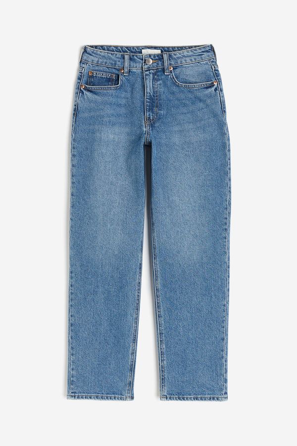 Slim Straight High Ankle Jeans