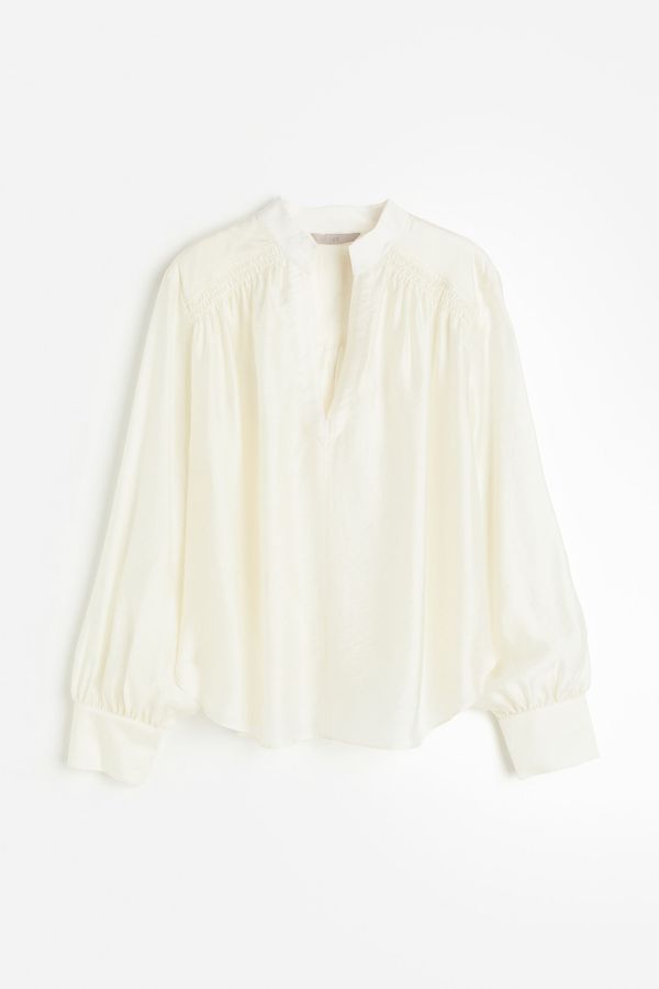 Blusa popover de lyocell