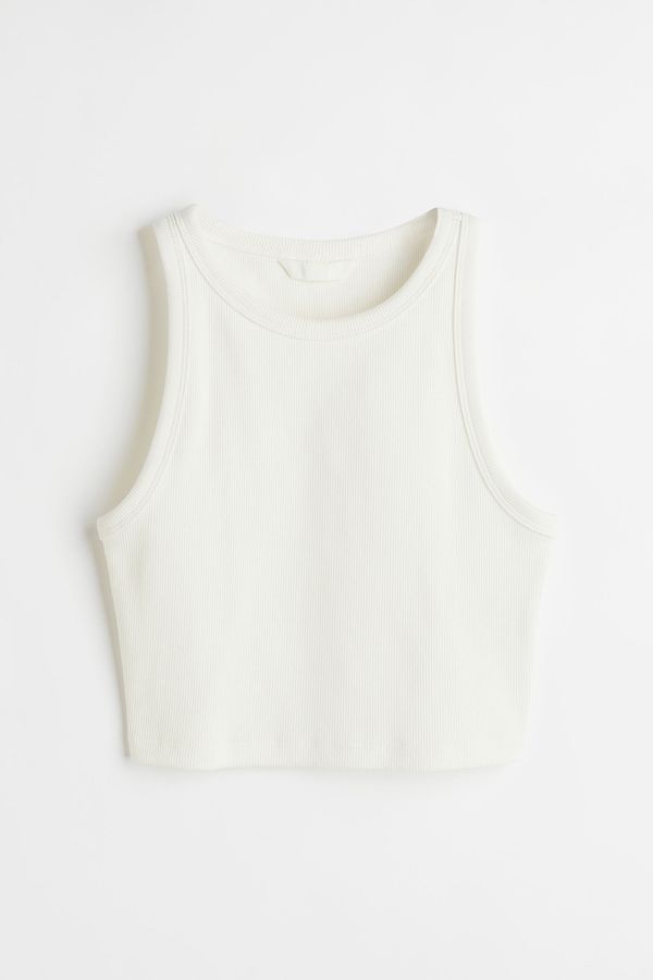 Polo crop sin mangas