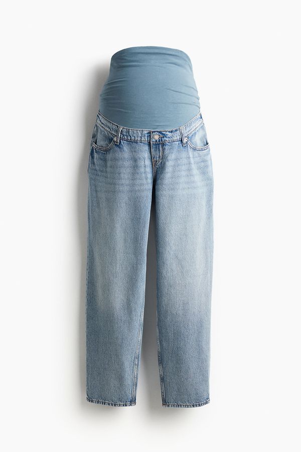 MAMA Mom Loose Ankle Jeans