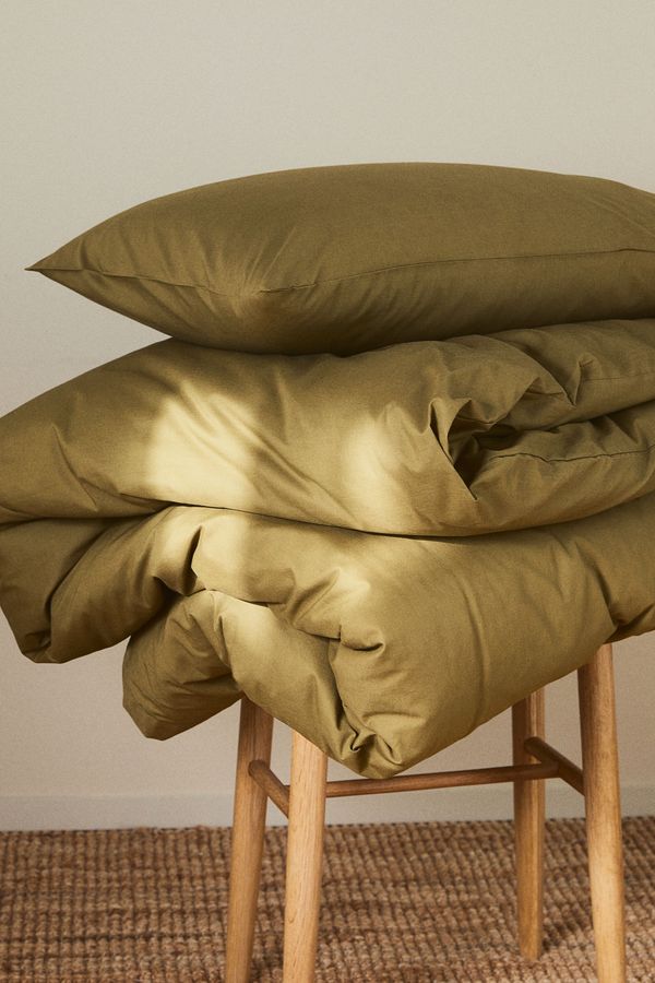 Conjunto de funda de duvet de algodón de una plaza