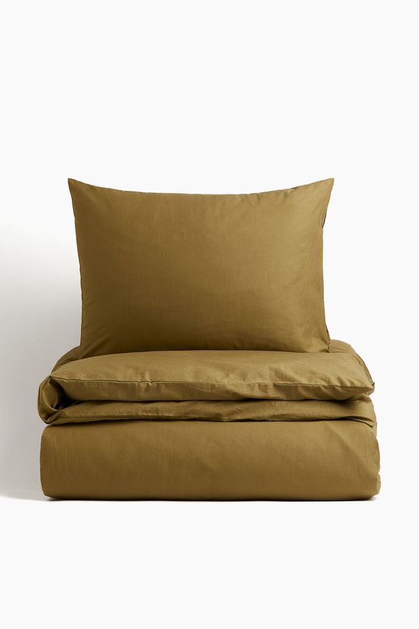 Conjunto de funda de duvet de algodón de una plaza