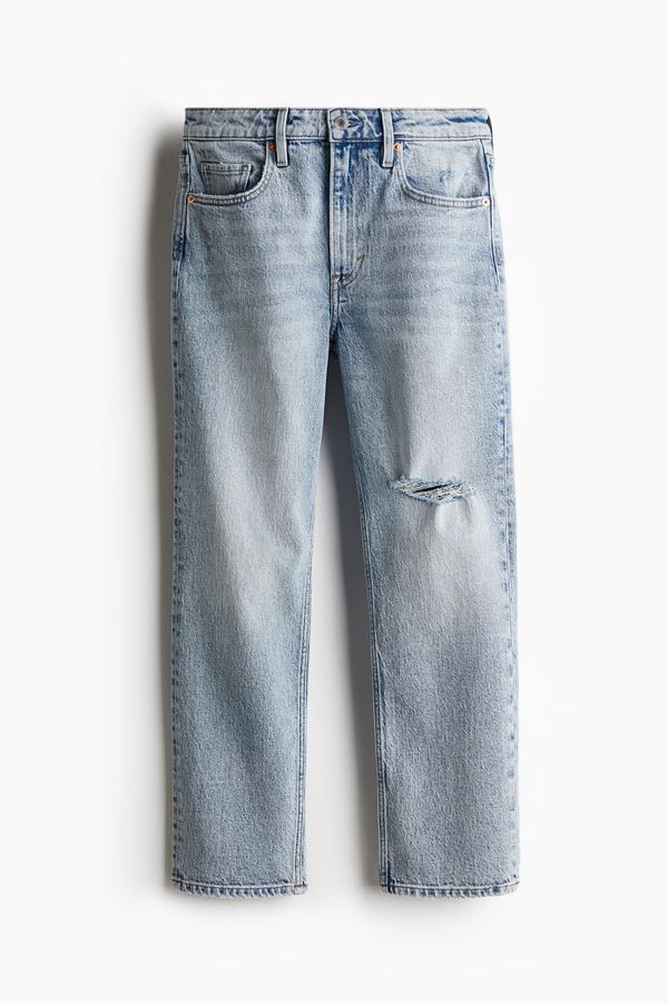 Slim Straight High Ankle Jeans