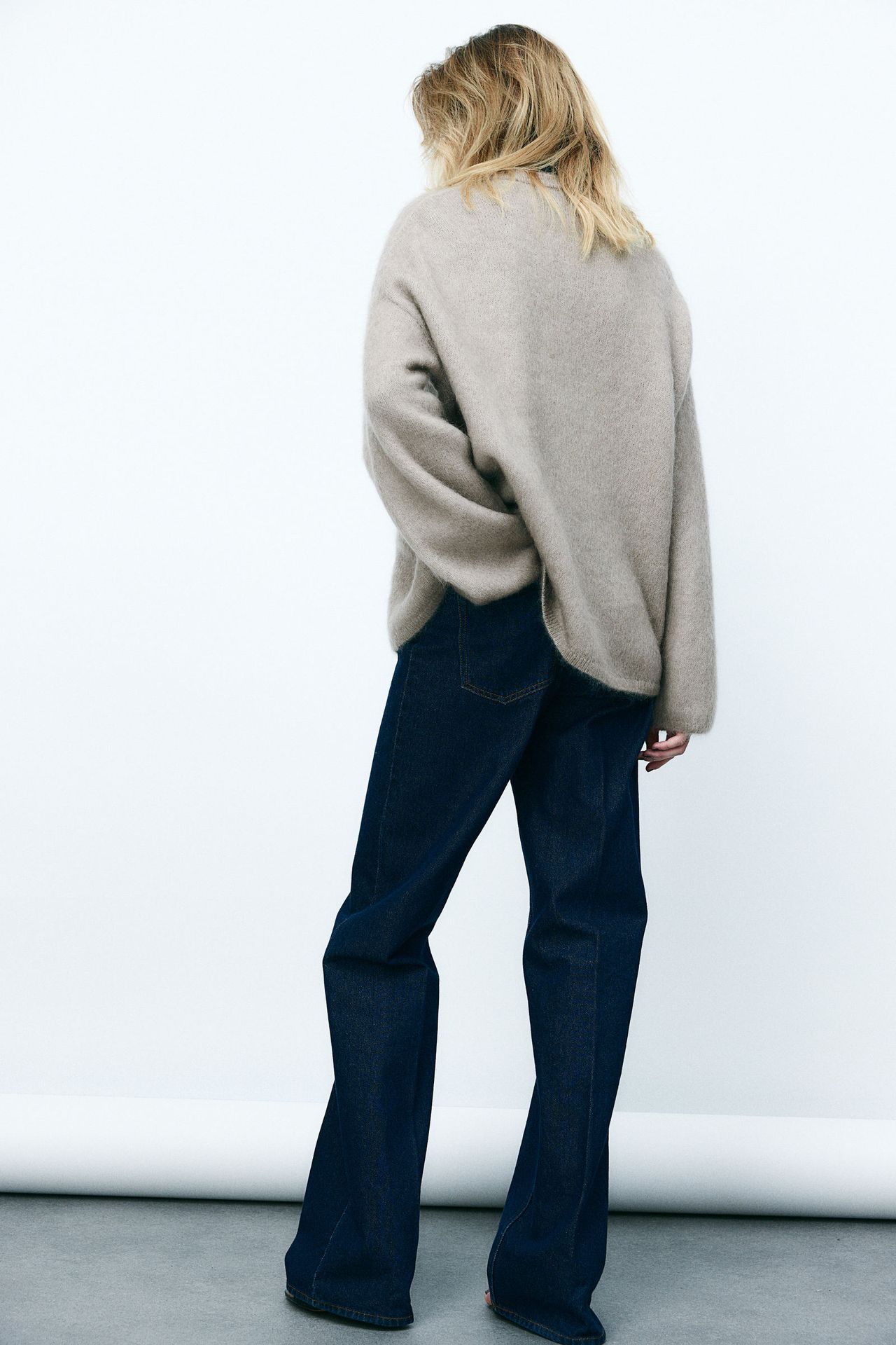 Chompa oversize en mezcla de mohair XS
