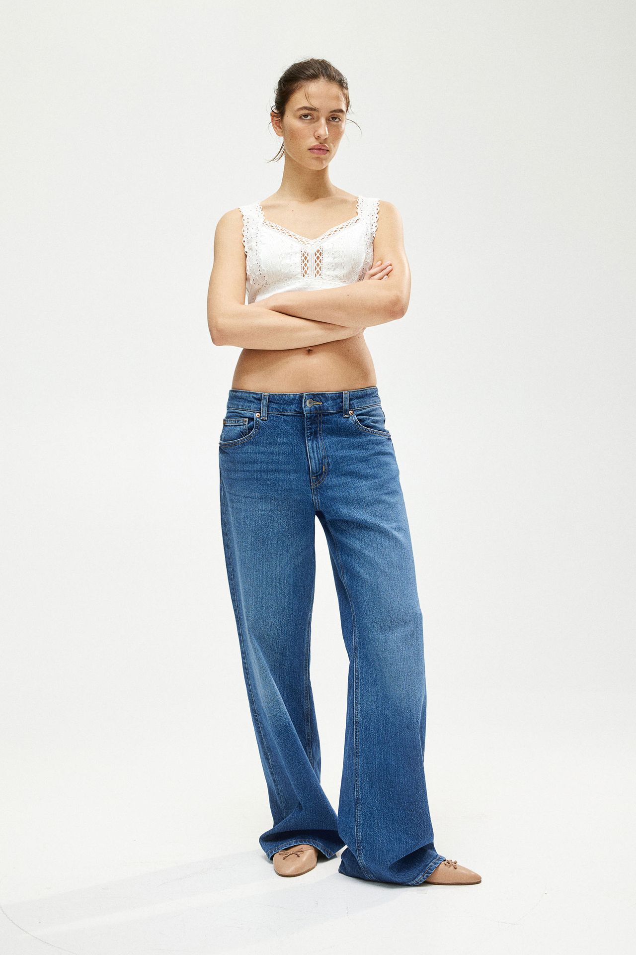 Wide High Jeans 34