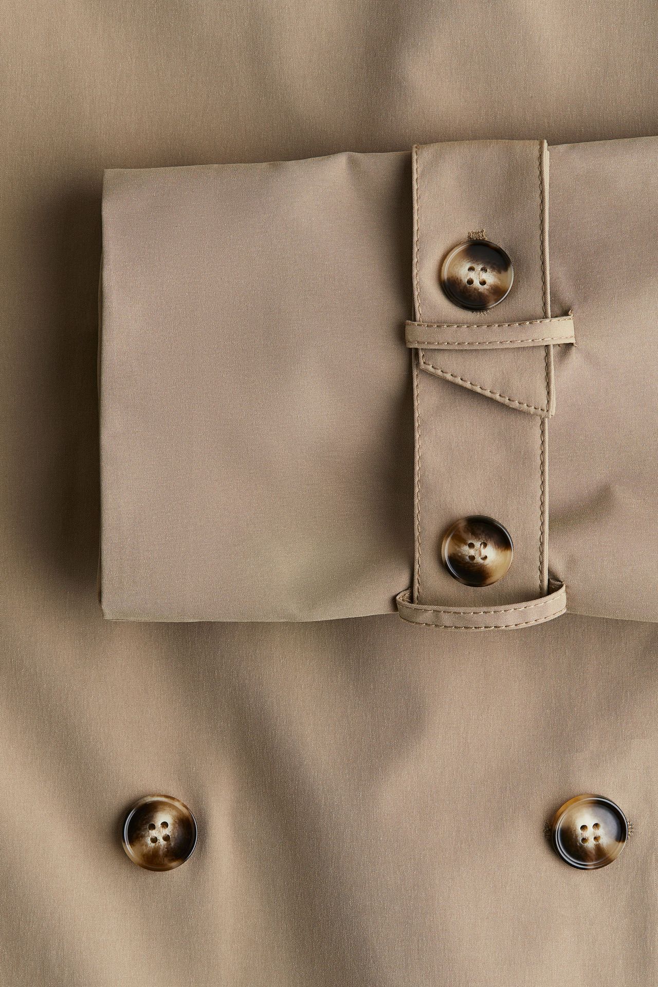 Gabardina de doble botonadura XS